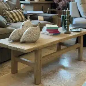 Table Basse en Bois d'Orme