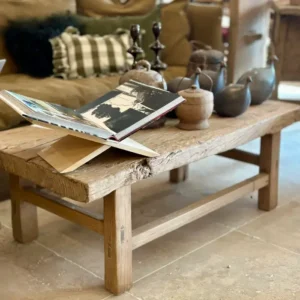 Table Basse en Bois d'Orme GM