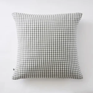 Taie d'Oreiller Gaze de Coton VICKIE Romarin 60x60 - L'Effet Papillon