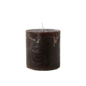 Bougie Pilier Marron 7x7,5