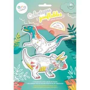 Coloriage Gonflable Dinos et Gommettes