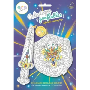 Coloriage Gonflable Épée et Bouclier Lumineux