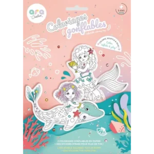 Coloriage Gonflable Sirènes et Strass
