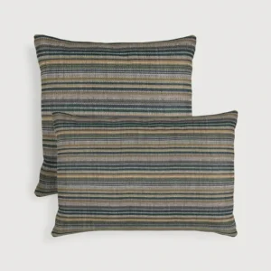 Coussin d'Extérieur Rayures ZAHARA Bleu - Ethnicraft