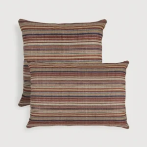 Coussin d'Extérieur Rayures ZAHARA Terra - Ethnicraft
