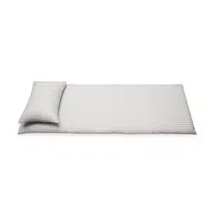 Housse de Bain de Soleil Rayures CABANA Naturel - Vent du Sud