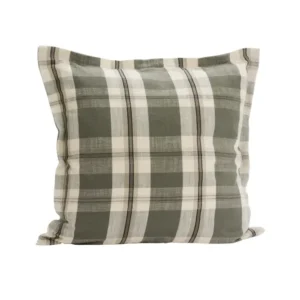 Housse de Coussin Imprimé Carreaux - Madam Stoltz