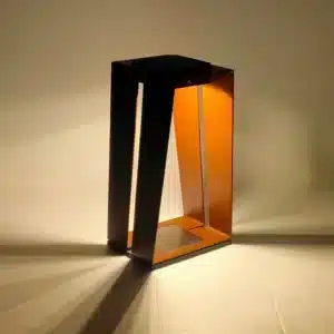 Lanterne Solaire Aluminium SKAAL Corten PM - Les Jardins
