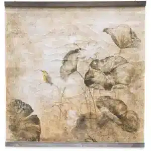 Toile Nénufars et Colibris 120x120 - Alfonz
