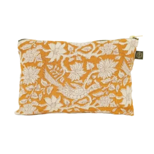 Trousse en Lin JAIPUR Chamois - Haomy