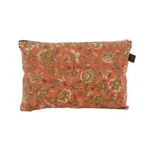 Trousse en Lin SAMARA Terre Brûlée - Haomy