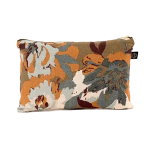 Trousse en Lin TRIESTE Bleu de Prusse - Haomy