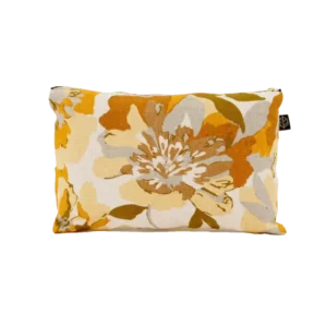 Trousse en Lin TRIESTE Ocre - Haomy