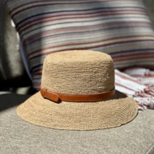 Chapeau en raphia Diane Thé - Sovani