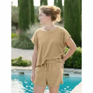 Ensemble Tee-Shirt et Short Coton DOLCE VITA Houblon - Vent du Sud