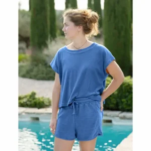 Ensemble Tee-Shirt et Short Coton DOLCE VITA Topaze - Vent du Sud