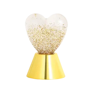 Lampe Décorative Cœur Doré