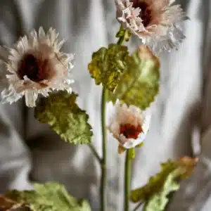 Tige de Chrysanthème Artificielle Blanc - Bloomingville