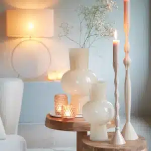 Vase en Verre Crème HALLEY | Jolies Trouvailles
