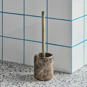 Brosse à Toilettes en Marbre Marron ABLE - House Doctor