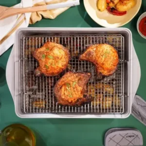 Double Grille de Cuisson pour Plat à Four - Cookut