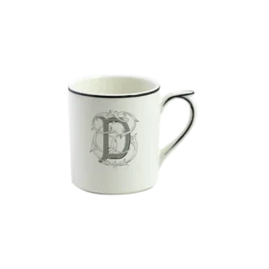 Mug Filet Manganèse Monogramme D - Gien