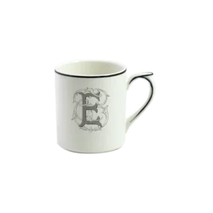 Mug Filet Manganèse Monogramme E - Gien