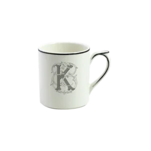 Mug Filet Manganèse Monogramme K - Gien