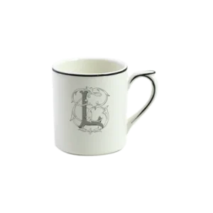 Mug Filet Manganèse Monogramme L - Gien