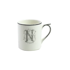 Mug Filet Manganèse Monogramme N - Gien