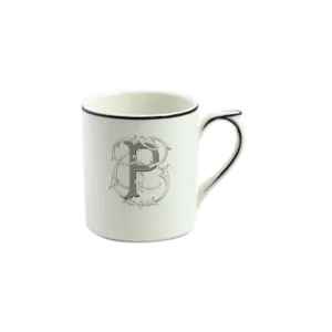 Mug Filet Manganèse Monogramme P - Gien