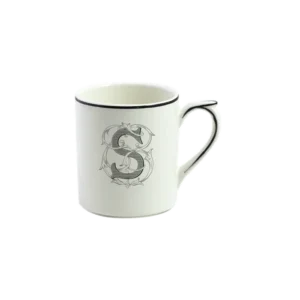 Mug Filet Manganèse Monogramme S - Gien