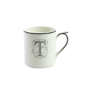 Mug Filet Manganèse Monogramme T - Gien