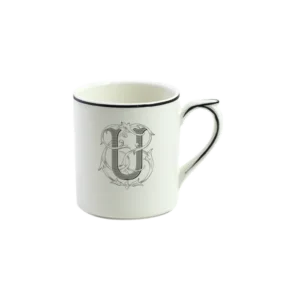 Mug Filet Manganèse Monogramme U - Gien