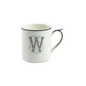 Mug Filet Manganèse Monogramme W - Gien