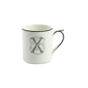 Mug Filet Manganèse Monogramme X - Gien