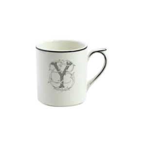 Mug Filet Manganèse Monogramme Y - Gien