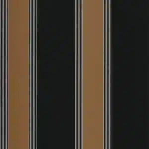 Papier Peint AUTEUIL Noir/Doré - Maison Casamance
