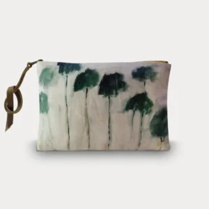 Pochette Lin Reflejos Palmiers - Maison Lévy