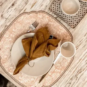 Set de Table Vinyle HOLY Blush - Beija Flor