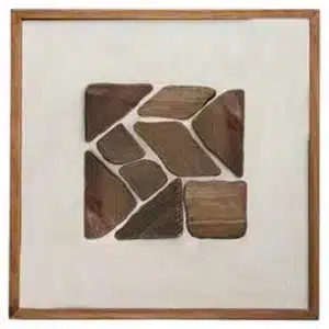 Tableau Pin Recyclé Carré Abstrait