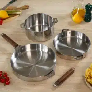 Trio Batterie Cookut Inox LA MERVEILLEUSE - Edition Miroir
