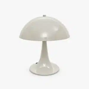 Lampe Champignon Vintage Trompette Beige
