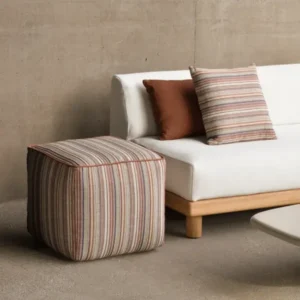 Pouf Extérieur Rayures Zahara - Ethnicraft