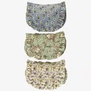 Pochette en Coton Fleurie - Madam Stoltz