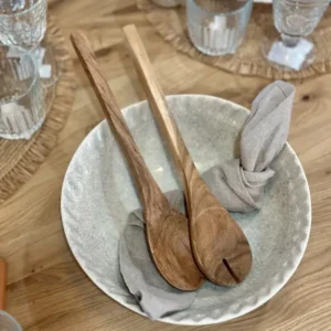 Set 2 Couverts en Bois d'Acacia