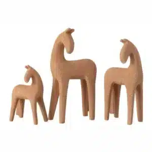 Figurines Décoratives Chevaux Modernes - Terracotta