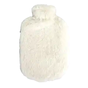 Bouillotte Fausse Fourrure CHAMONIX Ivoire - Haomy