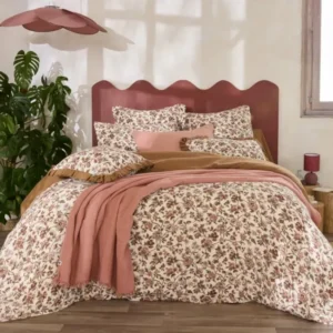 Housse de Couette Gaze de Coton Réversible SANA - L'Effet Papillon