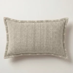 Housse de Coussin Velours ESTRELLA 30x50 Naturel - Vent du Sud